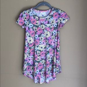 Girls floral shift dress